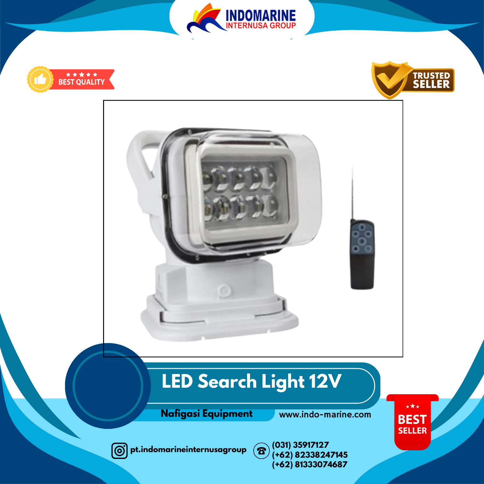 LED Search Light 12V 01655