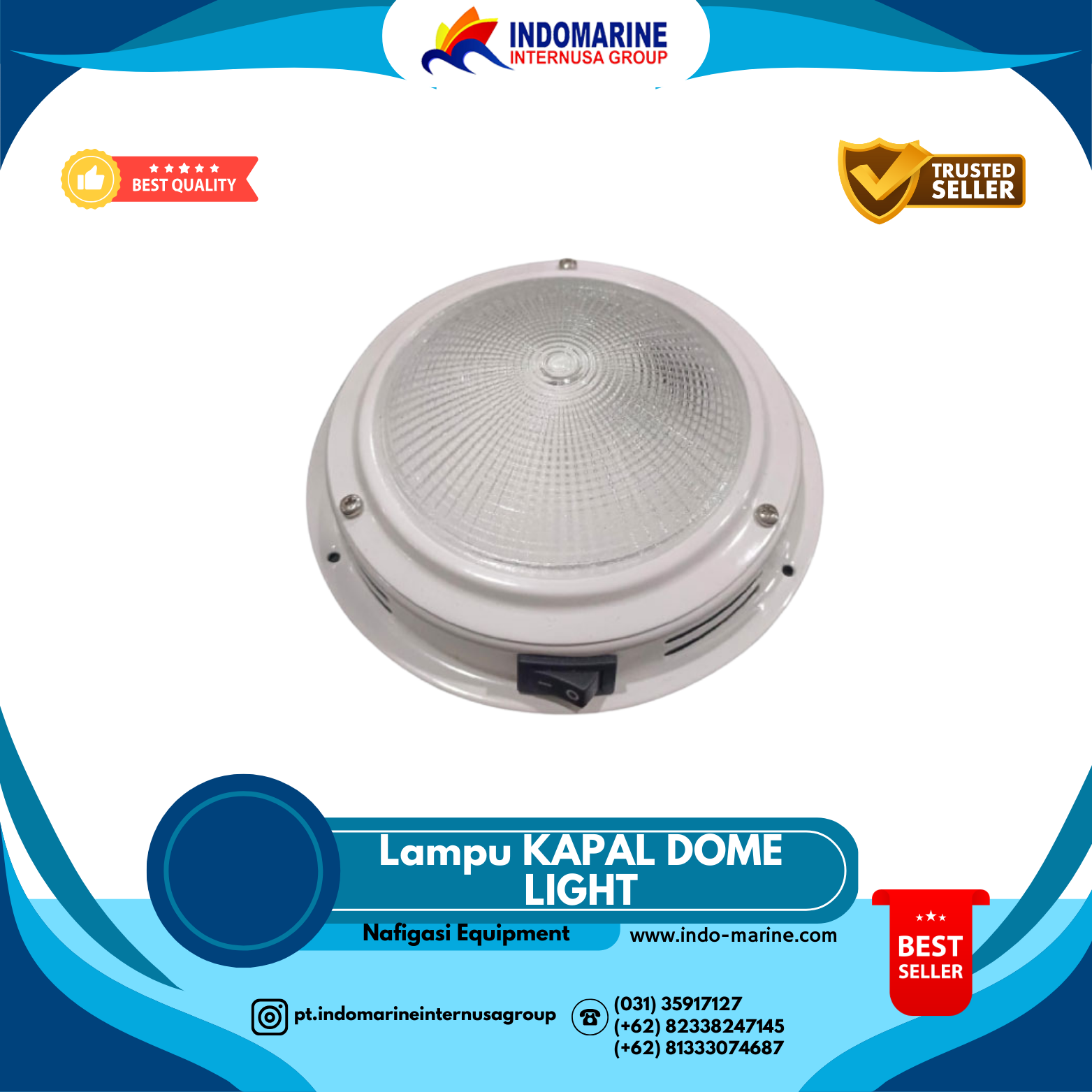 Lampu KAPAL DOME LIGHT